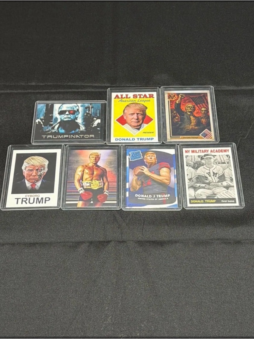 Donald Trump Custom Trading Cards Lot